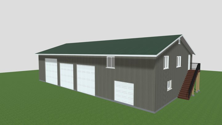 Schutte Garage 3D Model