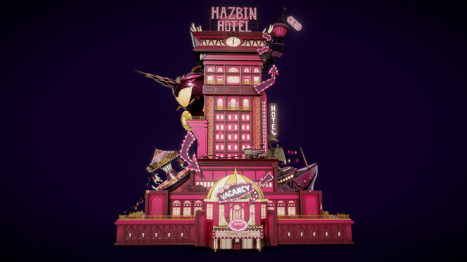 HAZBIN HOTEL(Free Downloadable) - Download Free 3D model by futaba ...