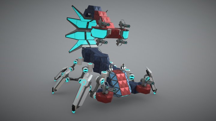 Rise of the Walker 3D Model