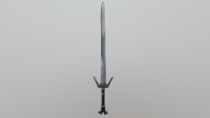 THE WITCHER - SWORD 3D Model