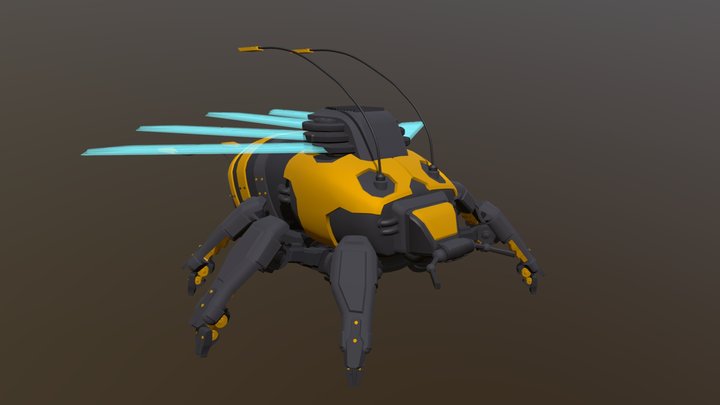 Bumble Bot Draft Course Work 3D Model