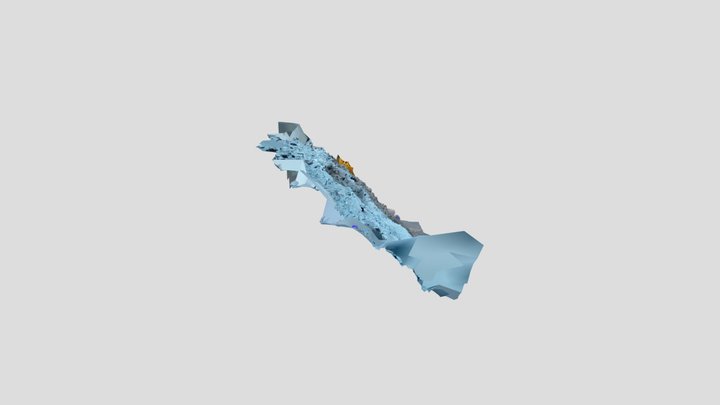 Mud surface 3D Model