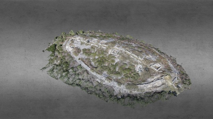 Αrchaeological site Platania Drama, Greece 3D Model