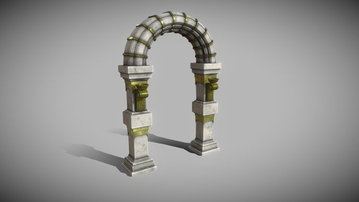 Arch Lowpoly 3D Model