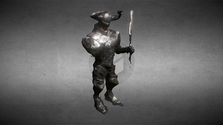Enchanced Mesh Knight 3D Model
