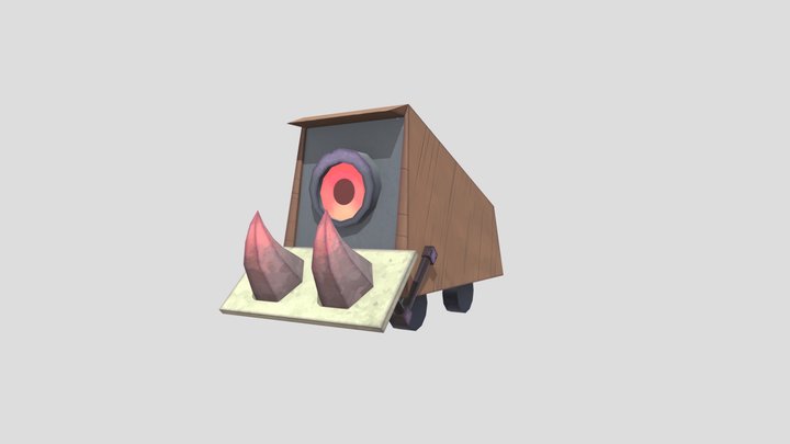 Mechanical Charging Enemy 3D Model