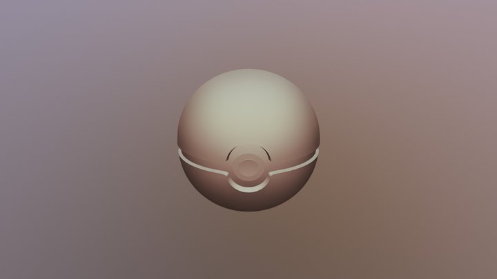 Pokeball 3D Model