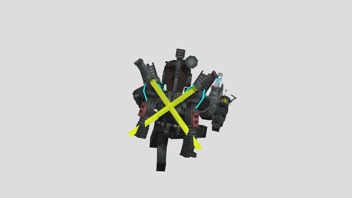 Hugo boss minecraft 3D Model