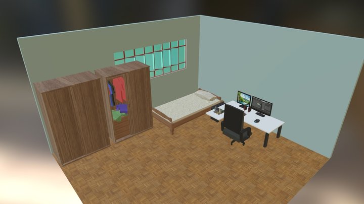 Quarto versão 1 3D Model