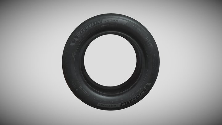 F1 car Racing tire 3D Model