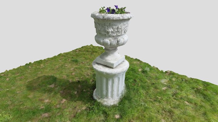 Flowers bank 3D Model
