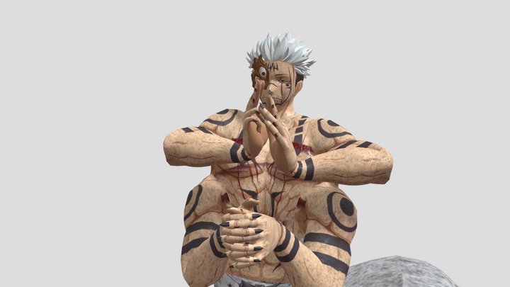 Jujutsu Kaisen] Ryomen Sukuna︱呪術廻戦 - 兩面宿儺rigged - 3D