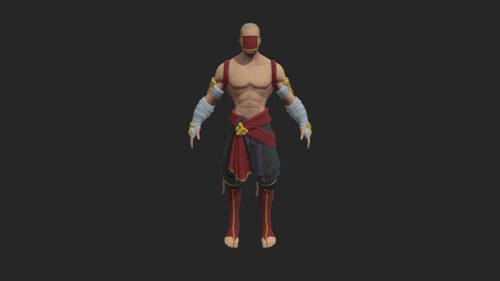 Lee sin 3D Model