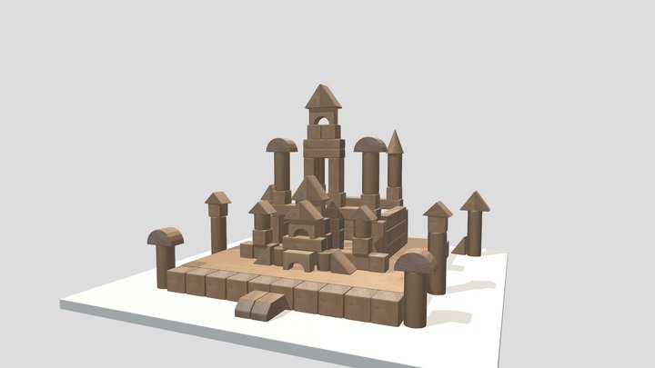 CGT 116 Castle 3D Model
