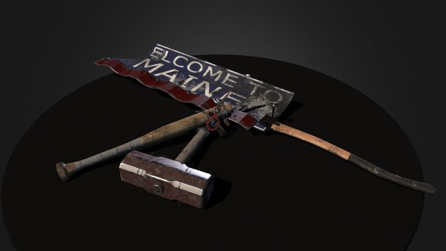 Scrap Weapons 3D Model