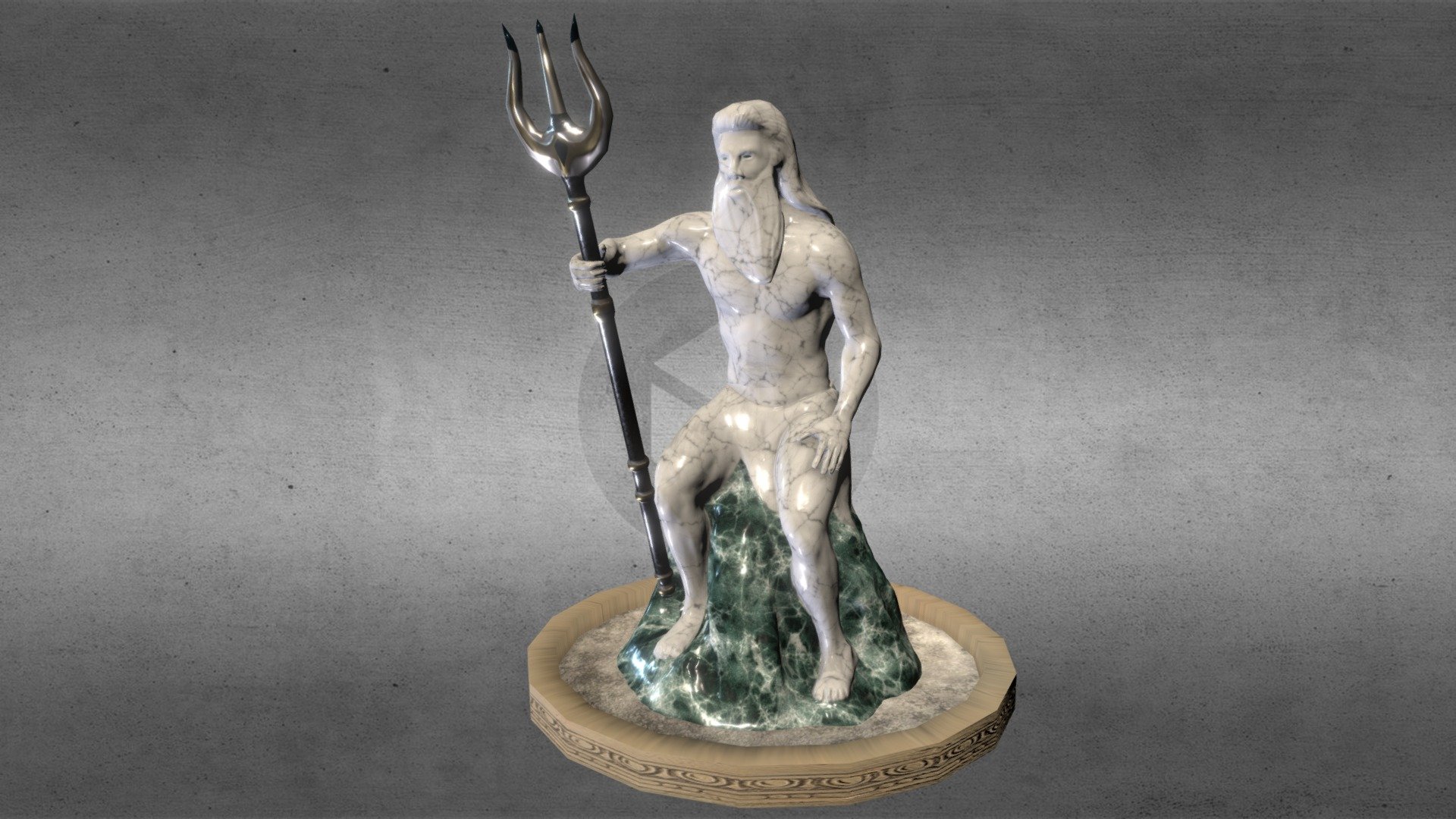Poseidon Statue