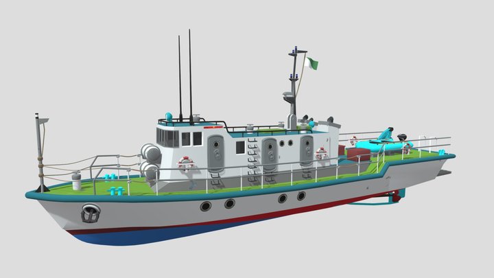 Diving Boat – Modello 3D gratuito STL