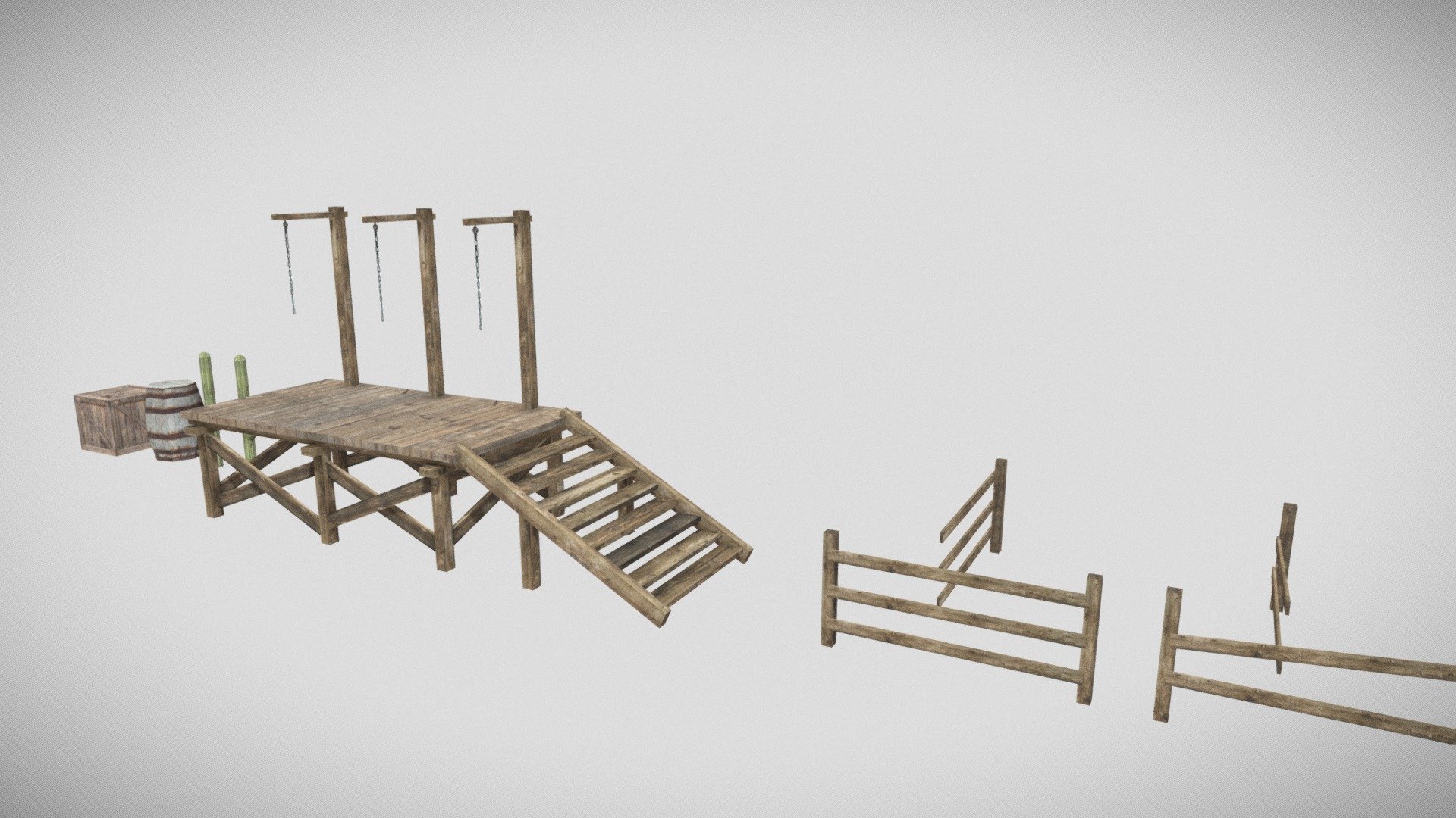 Game-Ready Western Objects !!!