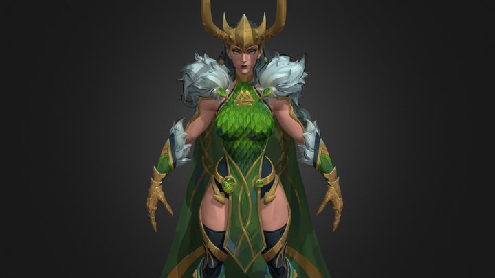 Lady Loki - Marvel Rivals 3D Model