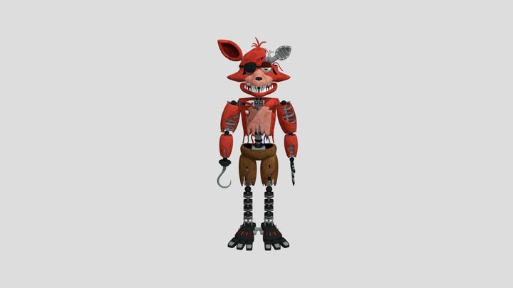 FNaF 2 Withered Freddy - Download Free 3D model by lissandroamorarios  (@lissandroamorarios) [0e0e214]