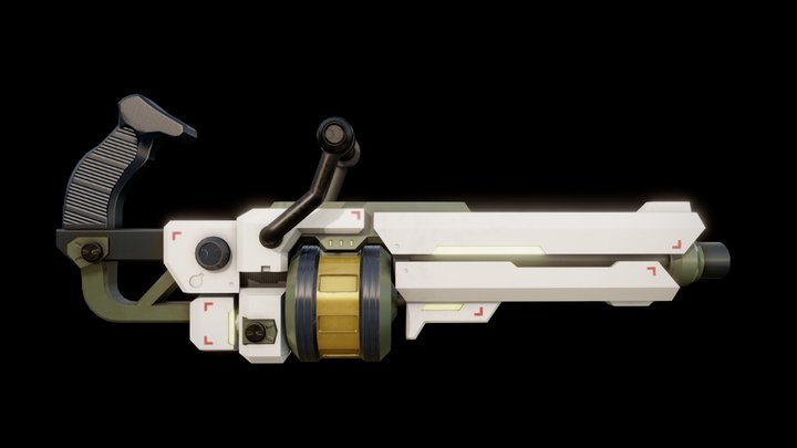 Grenade launcher 3D Model