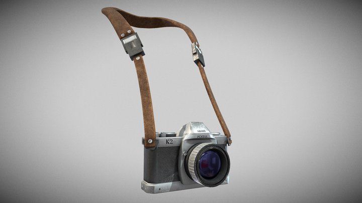 Pentax K2 1975 Camera 3D Model