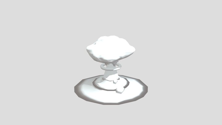 wybuch jądrowy 3D Model