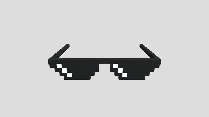 Thug life Glasses 3D Model