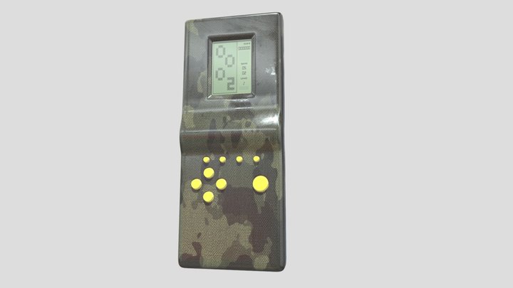 Brick Game 9999 in 1 3D Model