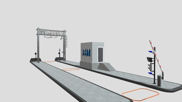 OCR Sea Port 3D Model