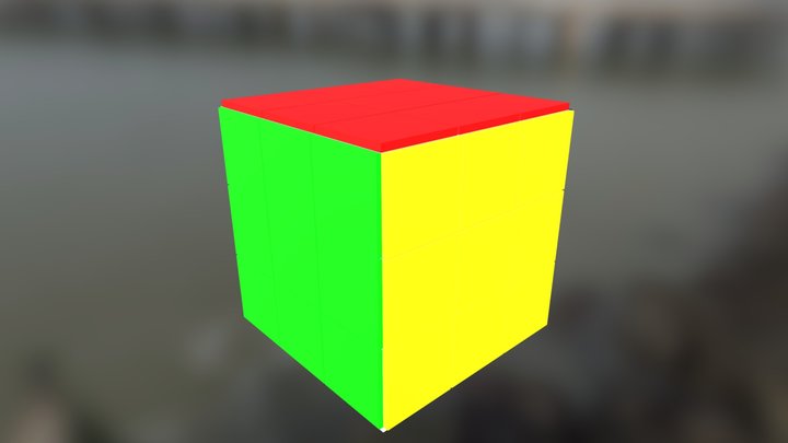 Rubik's Cube 3D Model