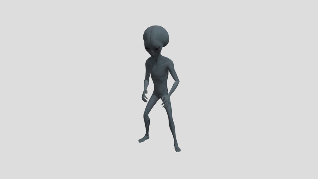 Alien model animation :Zombie Idle
