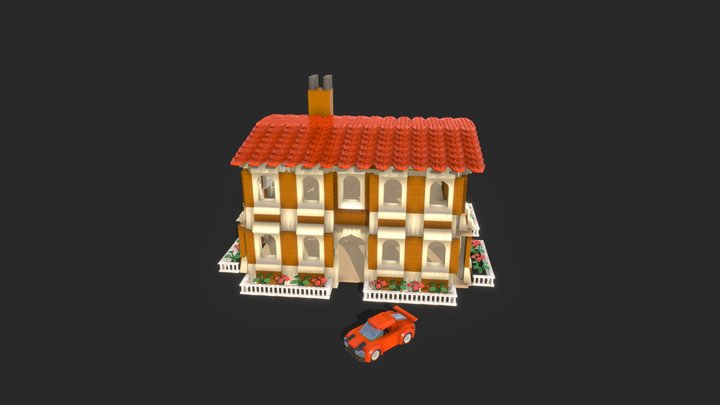 lego_brick_house_iggy 3D Model