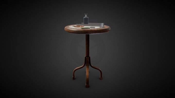 Bar table 3D Model