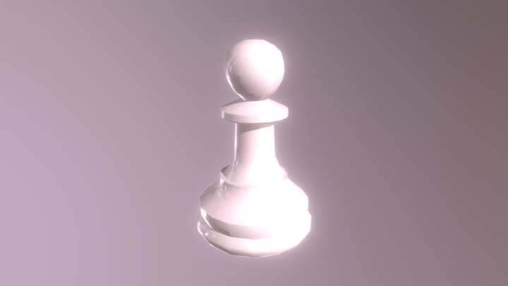 Pawn Chess Piece 3D Model