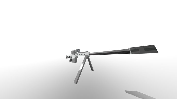 Blockbench Barrett Low Poly 3D Model