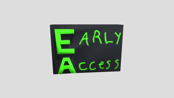 Gorilla_tag_early_access_badge (1) 3D Model