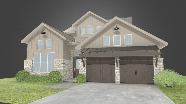 Easton Park | 2100E | Type B | Texas Vernacular 3D Model