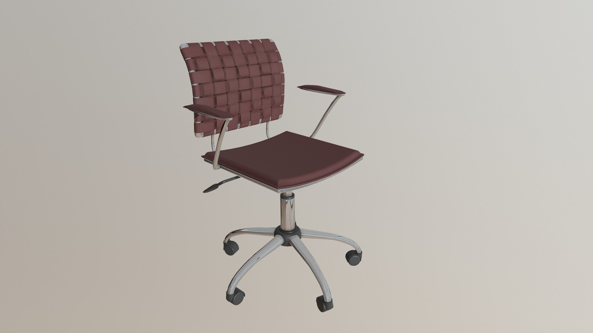 Criss Cross Office Chair Espresso - 205032