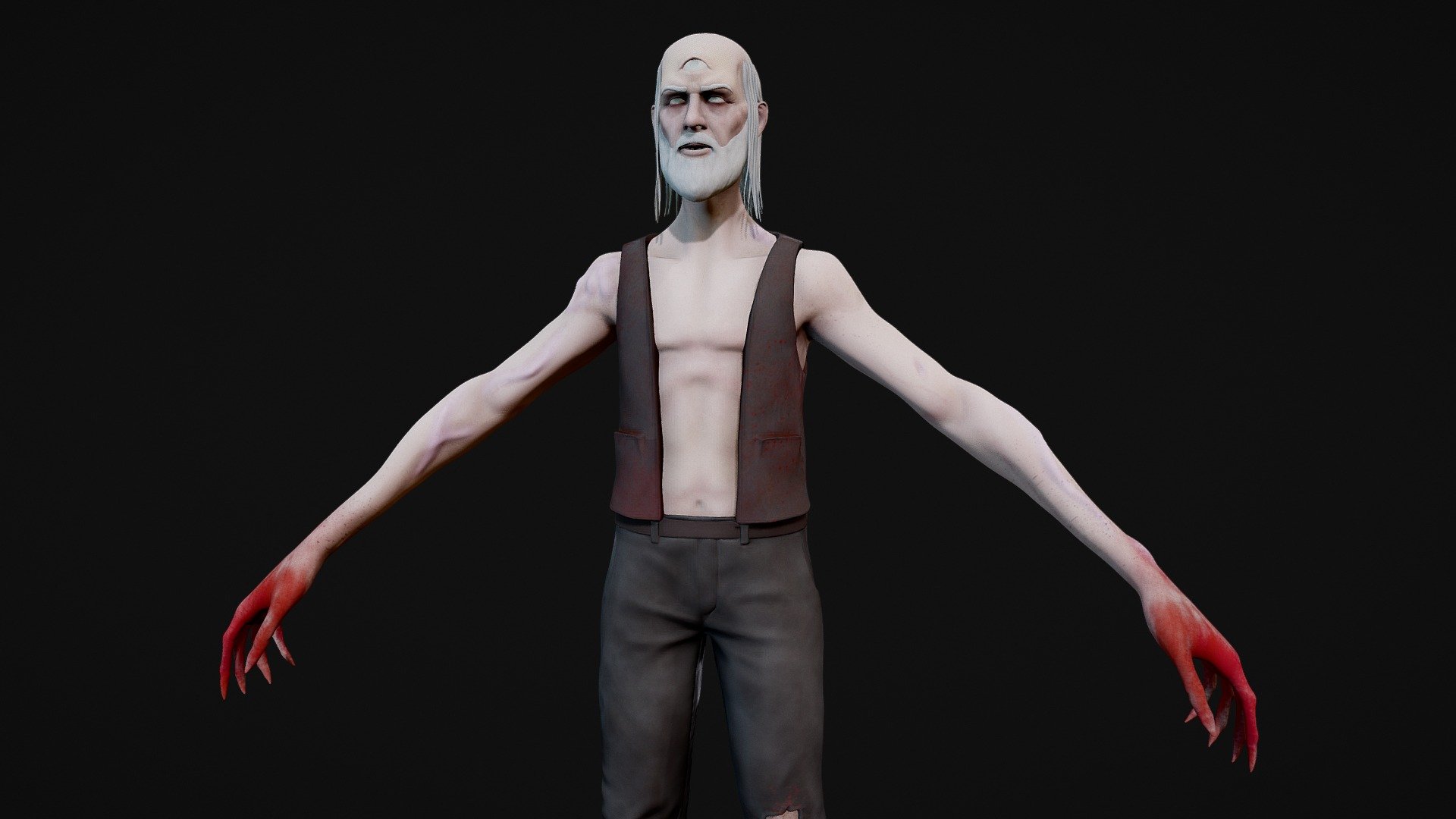 Old man mutant serial killer - 3D model by jaux (@jau) [4567964 ...