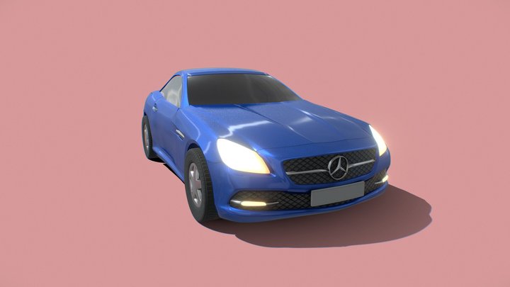 Mercedes SLK 2012 3D Model