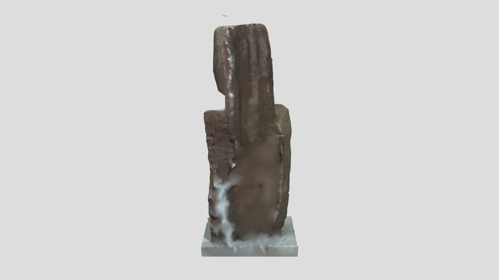 Wooden Statue 3D Model