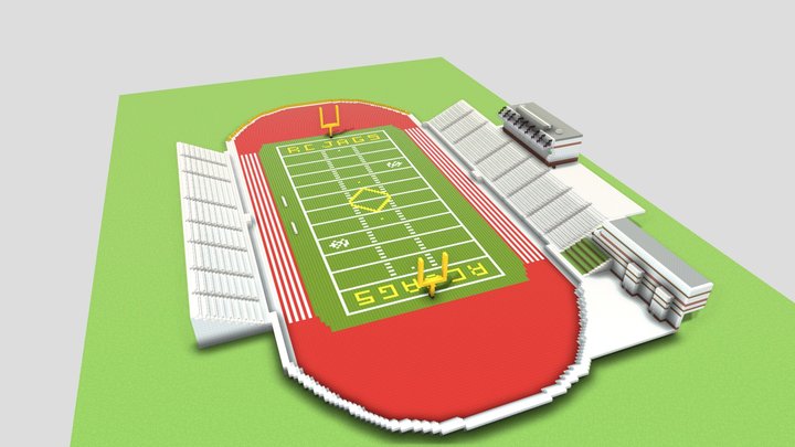 Echo Park Stadium 3D Model