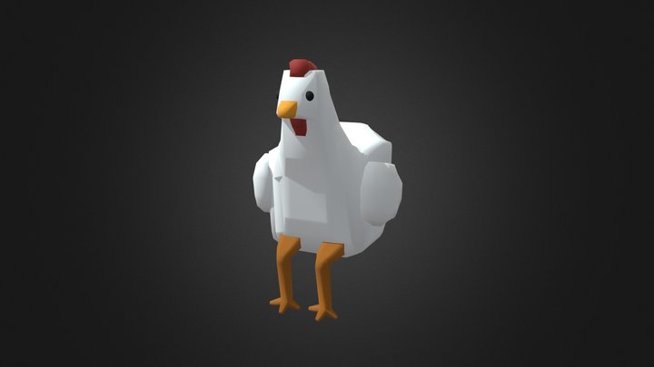 Maggie the Chicken 3D Model