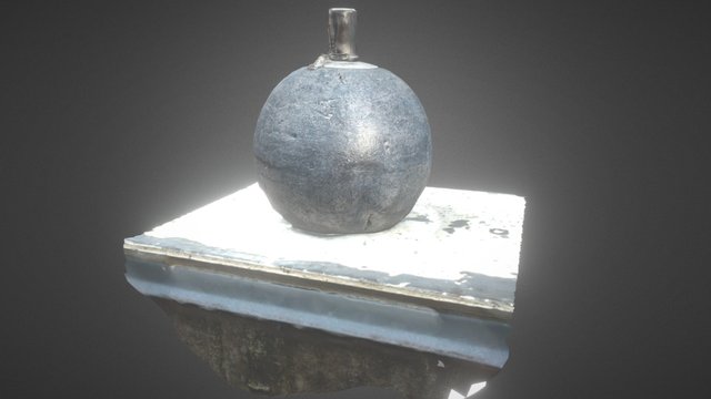 3D Scan: Front Door Ball Thing 3D Model