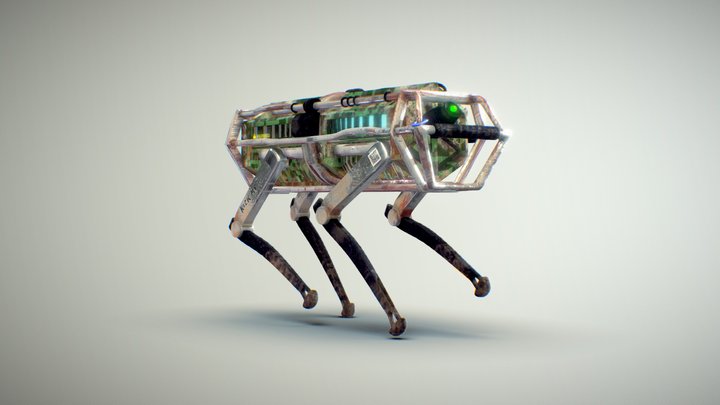 Robot Dog 3D Model