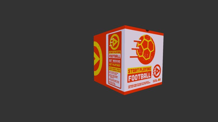 YST football 3D Model