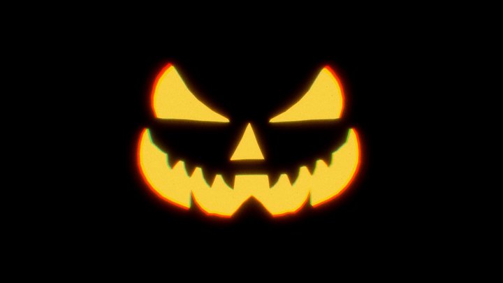 Pumpkin Face 3D Model