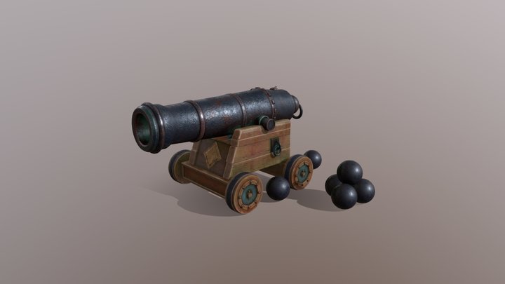 Big Gun 3D Model