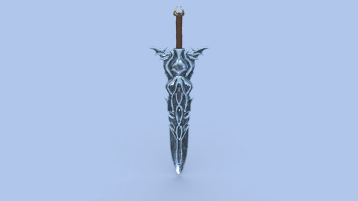 Frozen Sword 3D Model